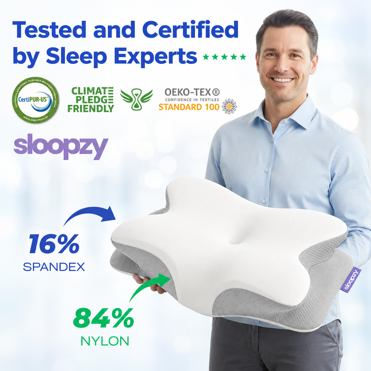 Sloopzy® Ultra Comfort Pillow